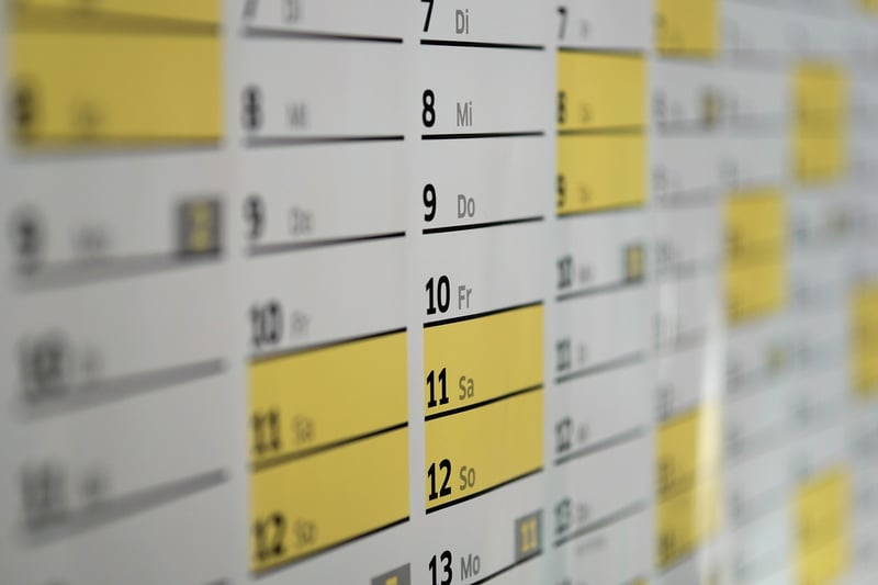 Calendar and planner
