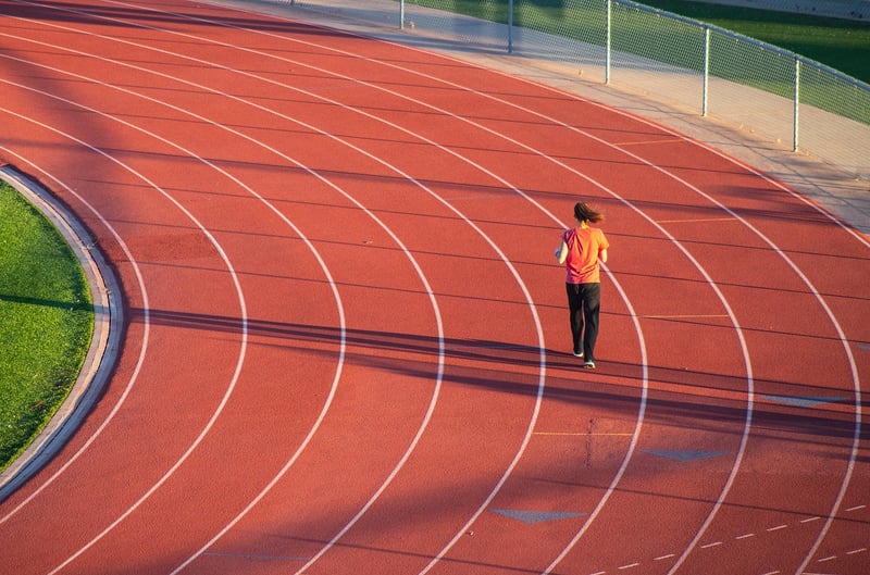 Woman exercising